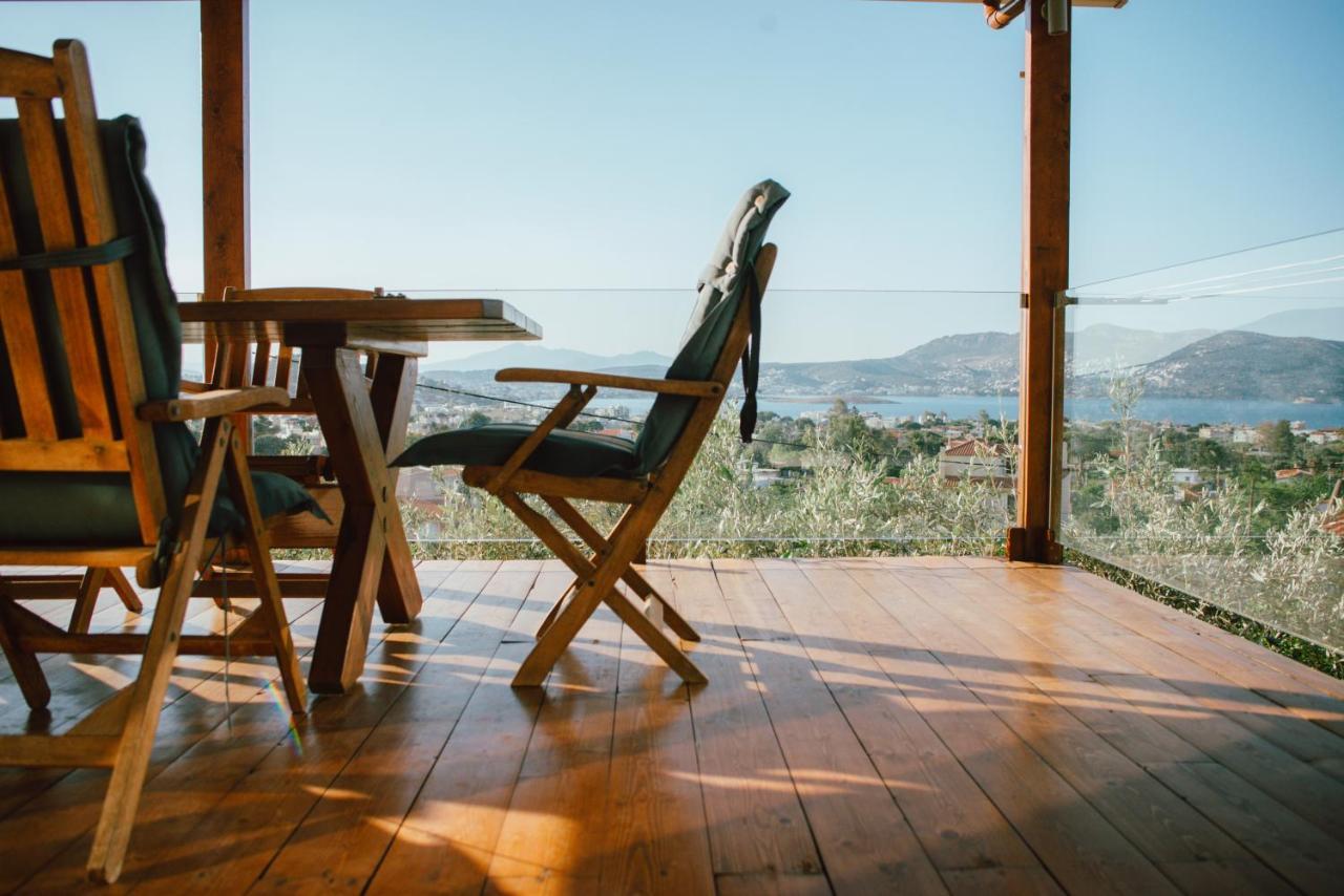 Small House Great View In Porto-Rafti Gulf Pórto Ráfti Dış mekan fotoğraf